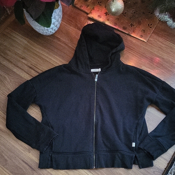 UGG Classic Black Zip-Up Hoodie - Picture 2 of 7